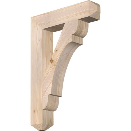 Ekena Millwork Olympic Craftsman Smooth Bracket, Douglas Fir, 5 1/2"W x 28"D x 40"H BKT06X28X40OLY04SDF